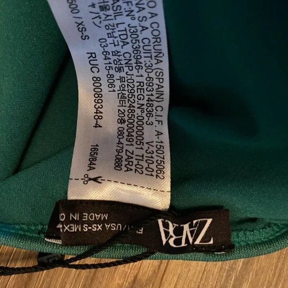 Zara Teal Dress with Tags - Picture 11 of 13